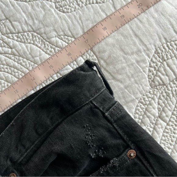 Free People x We The Free Bren Boyfriend Jean - Black Magic - Picture 15 of 16